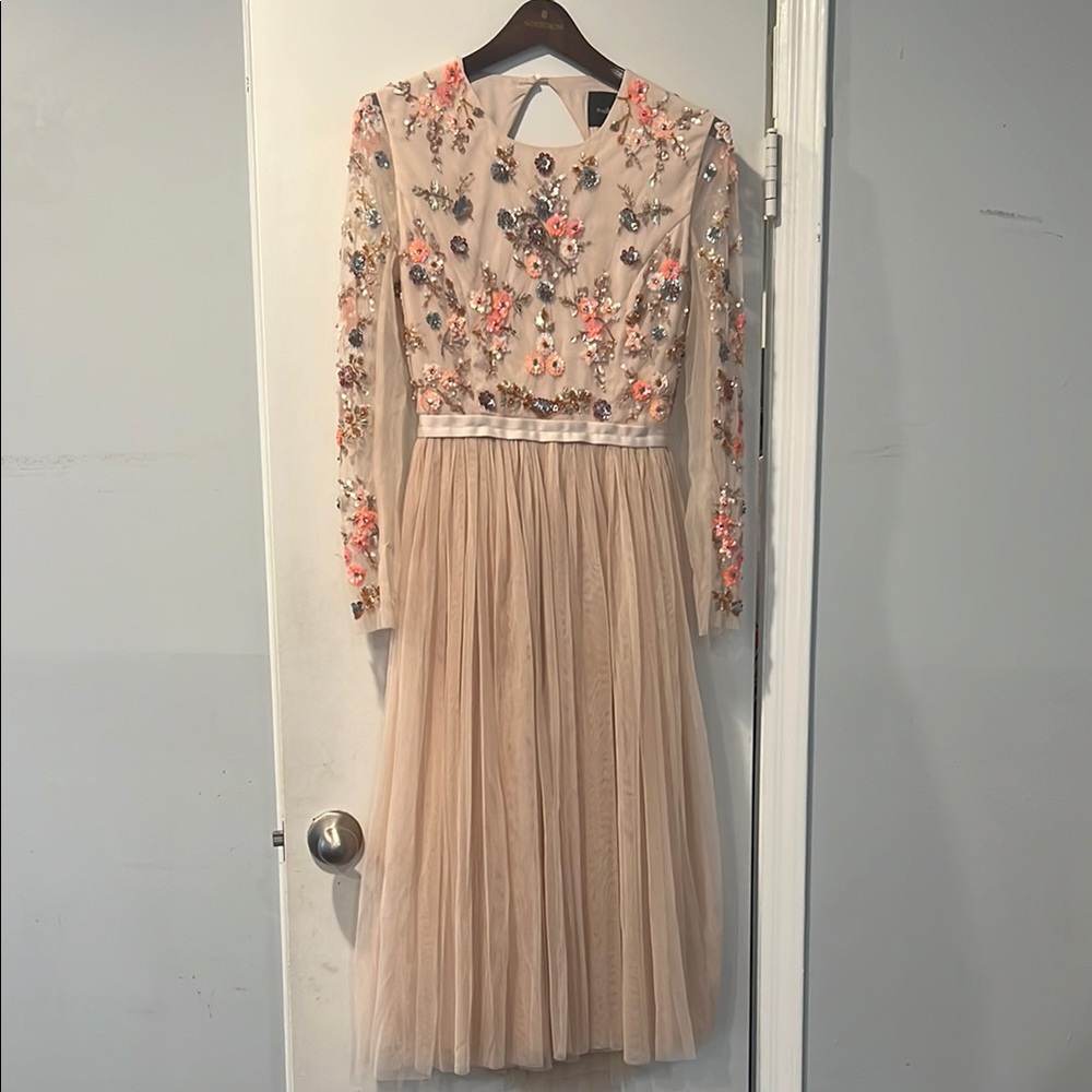 Needle and Thread Elegant Floral Embellished Dress